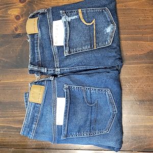 TWO PAIR of American Eagle jeggings